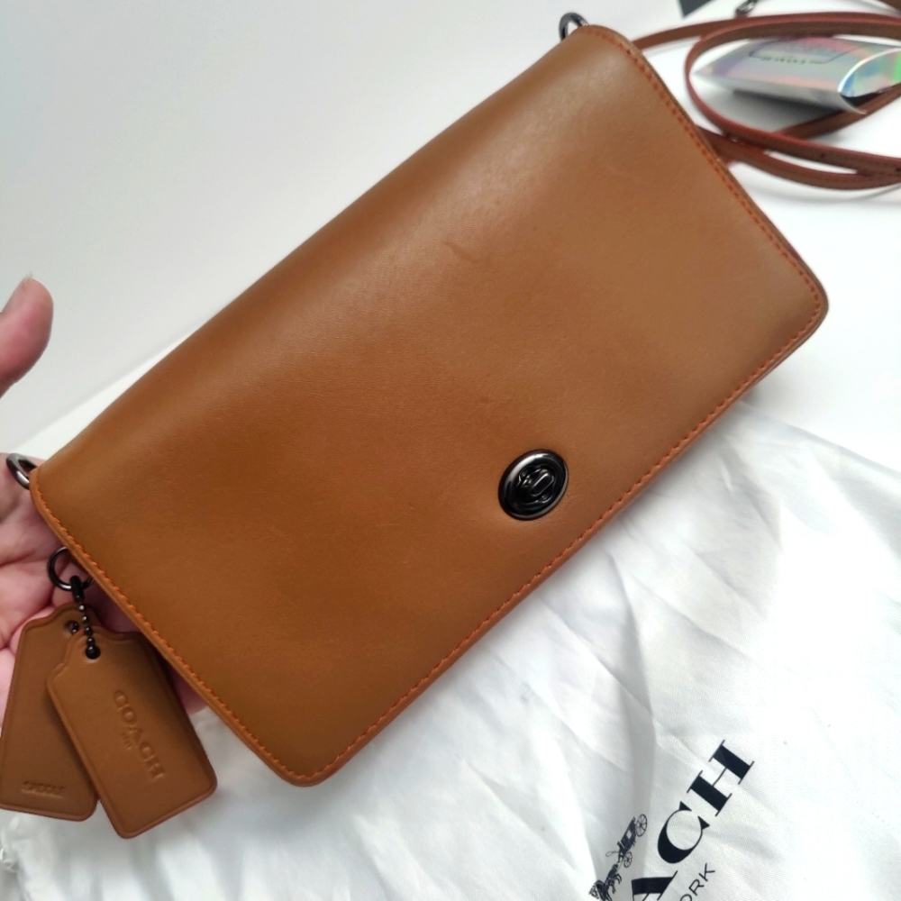 Coach Dinky Saddle Color with Charm